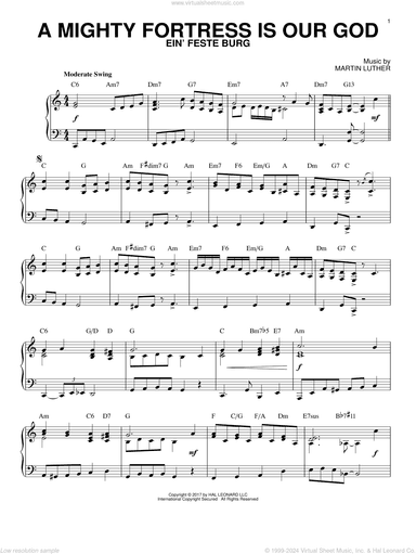 A Mighty Fortress Is Our God [Jazz version]