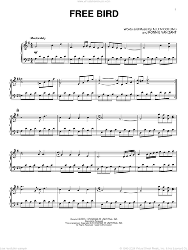 Free Bird, (intermediate)