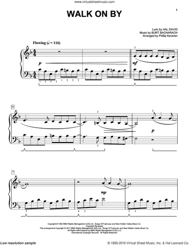 Walk On By [Classical version] (arr. Phillip Keveren)