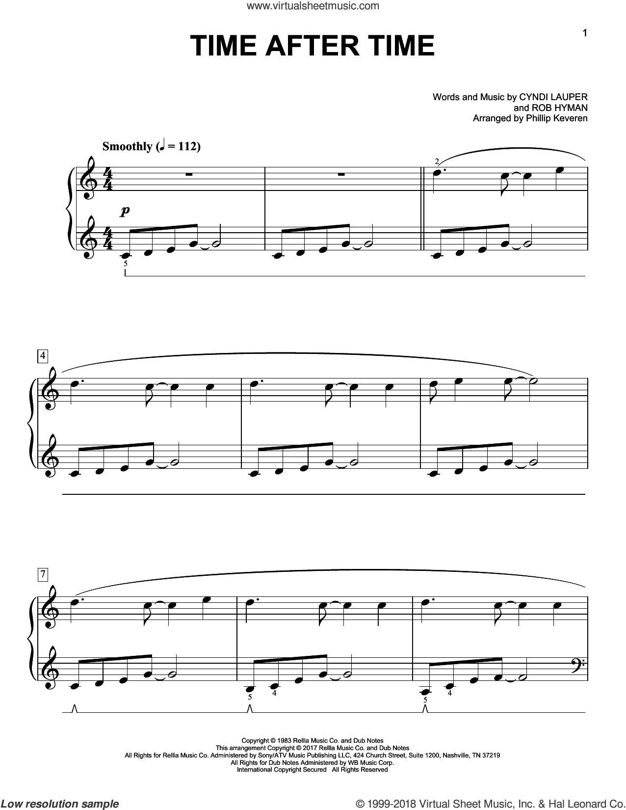 Time After Time [Classical version] (arr. Phillip Keveren)