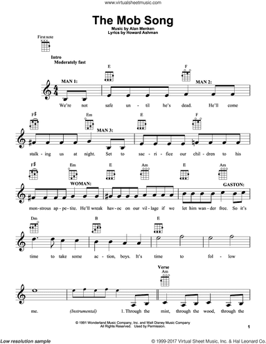The Mob Song (from Beauty And The Beast)
