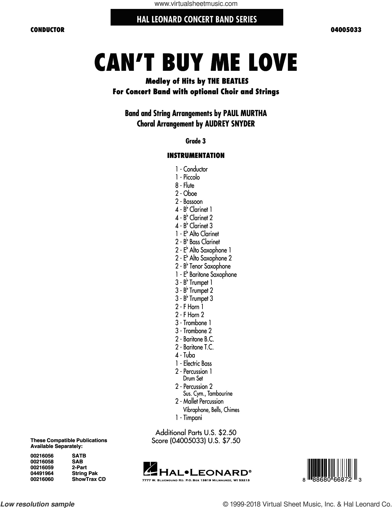 Can't Buy Me Love (COMPLETE)