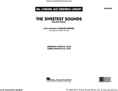 The Sweetest Sounds (Alto Sax Feature) (COMPLETE)