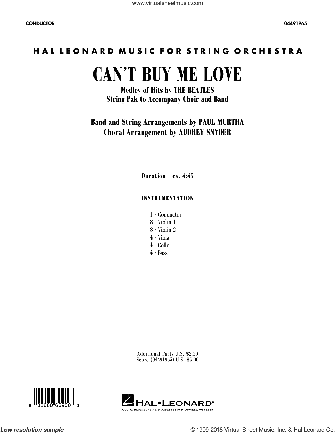 Can't Buy Me Love (COMPLETE)