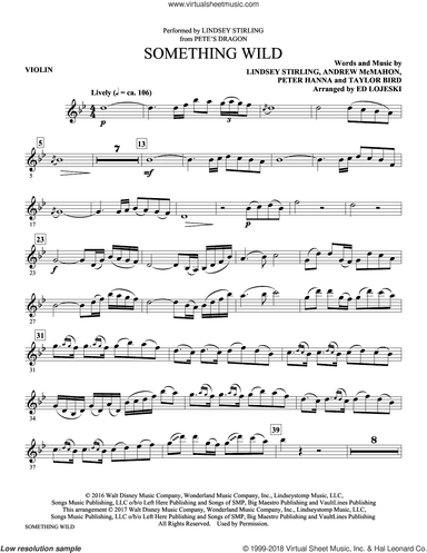 Something Wild (arr. Ed Lojeski) (complete set of parts)