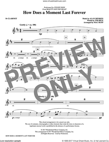 How Does a Moment Last Forever (from Beauty And The Beast) (arr. Mac Huff)