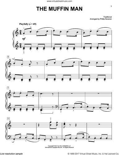 The Muffin Man [Classical version] (arr. Phillip Keveren)