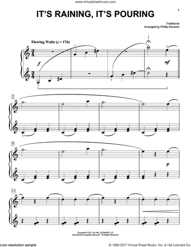 It's Raining, It's Pouring [Classical version] (arr. Phillip Keveren)