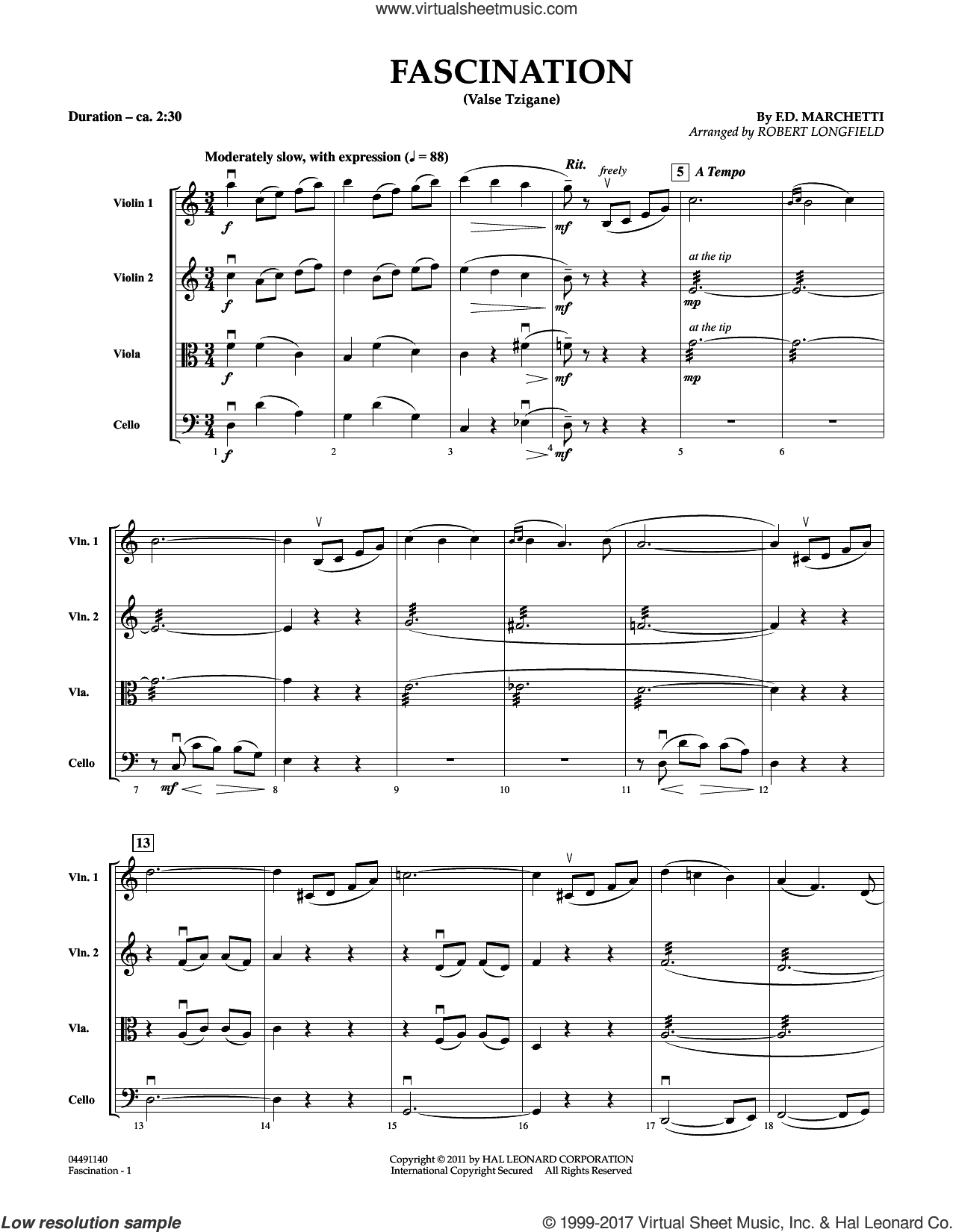 Fascination (Valse Tzigane) (COMPLETE)