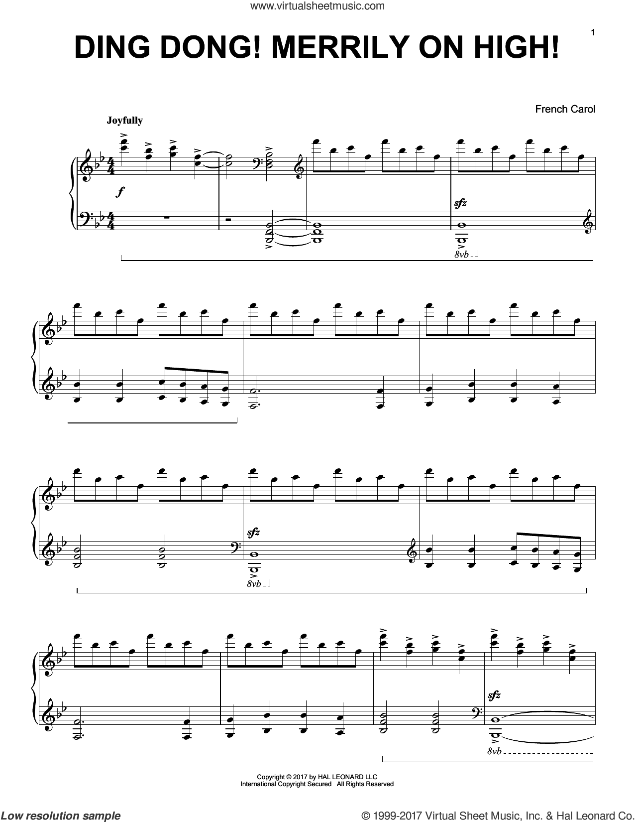 Ding Dong! Merrily On High! (arr. John Leavitt)
