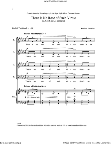 There Is No Rose of Such Virtue