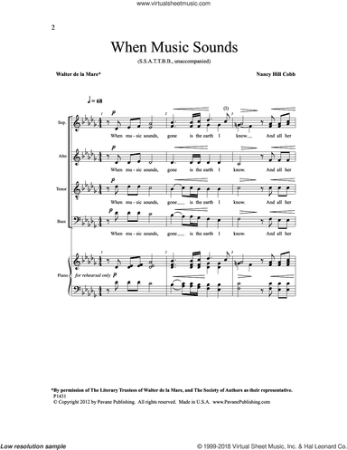 When Music Sounds