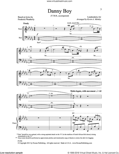 Danny Boy (arr. Kevin A. Memley)