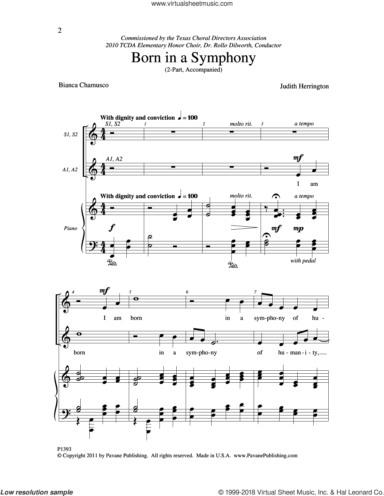 Born in a Symphony