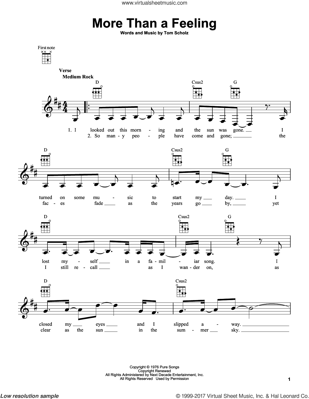 More Than A Feeling