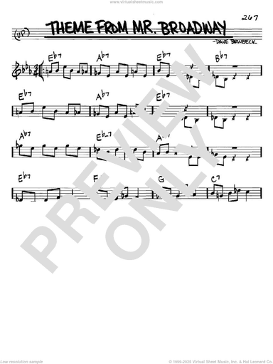 Theme From Mr. Broadway