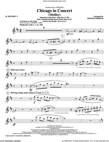 Chicago In Concert (complete set of parts)