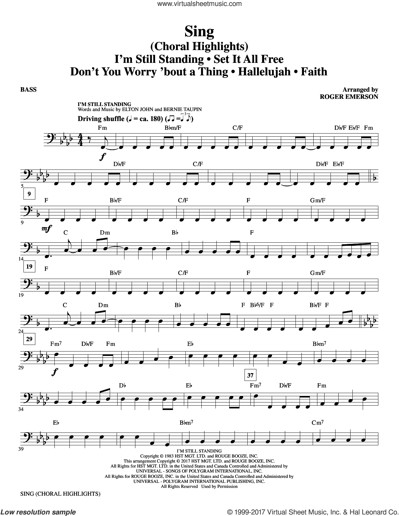 Sing (Choral Highlights)