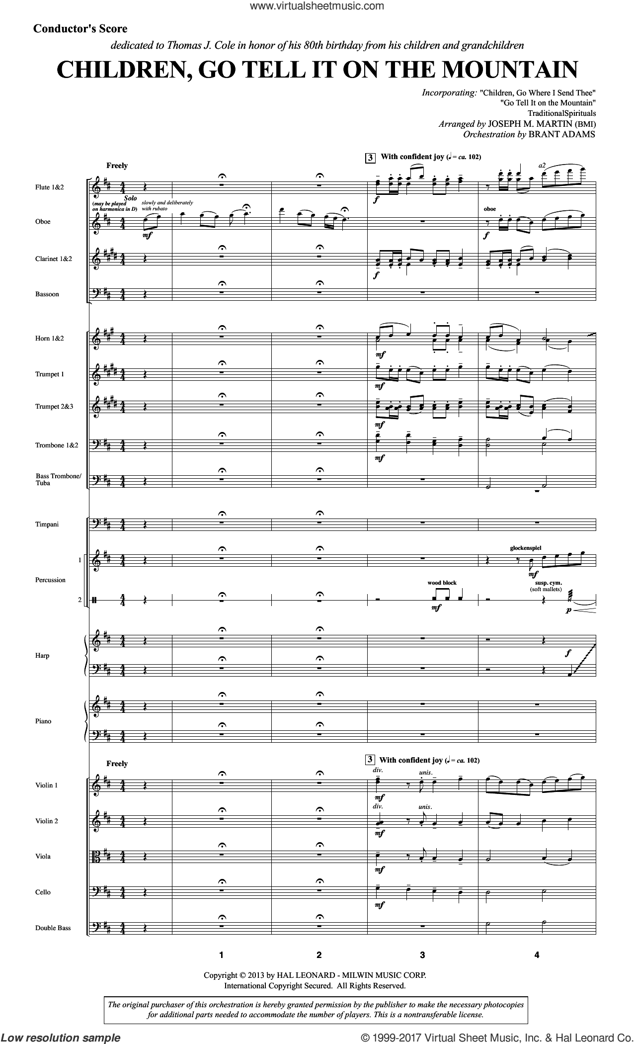 Children, Go Tell It on the Mountain (COMPLETE)