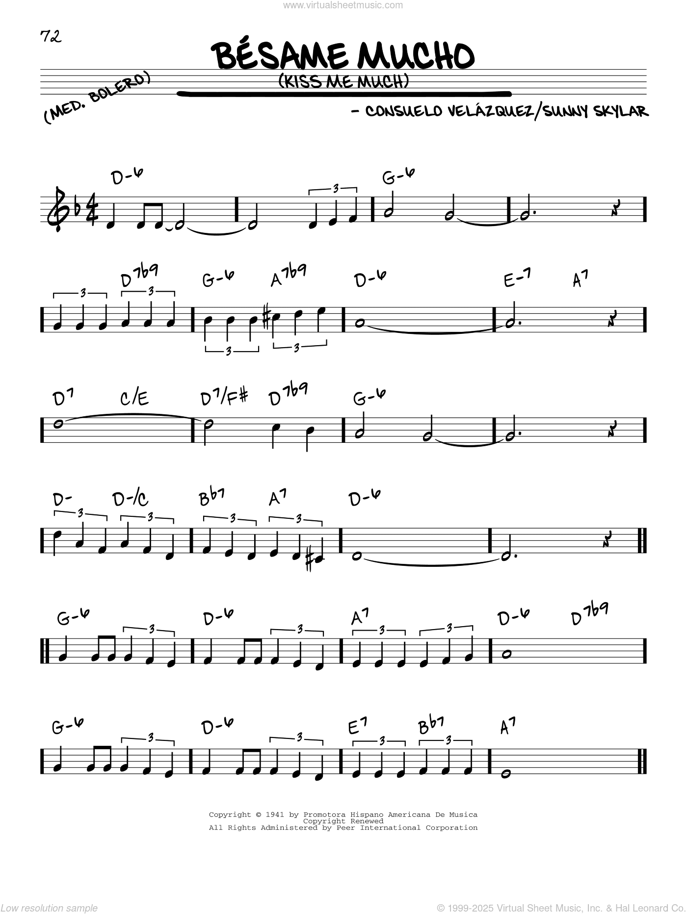 Besame Mucho (Kiss Me Much)