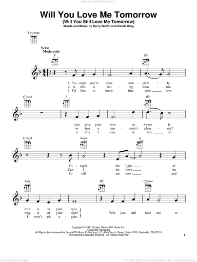 Will You Love Me Tomorrow (Will You Still Love Me Tomorrow)