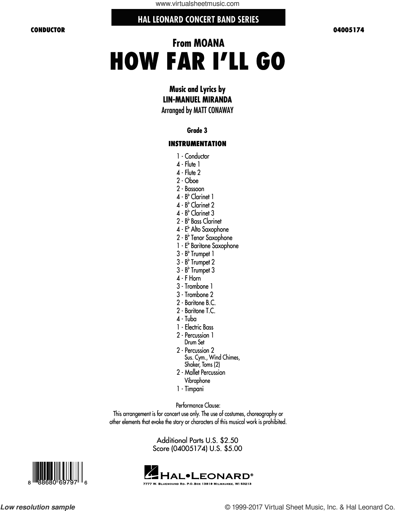 How Far I'll Go (from Moana) (COMPLETE)