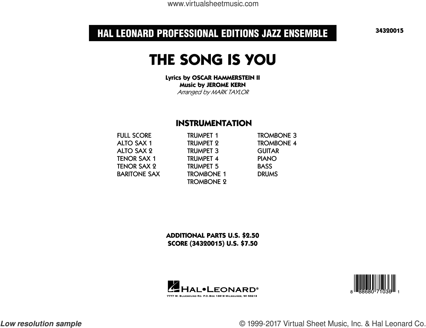 The Song Is You (COMPLETE)