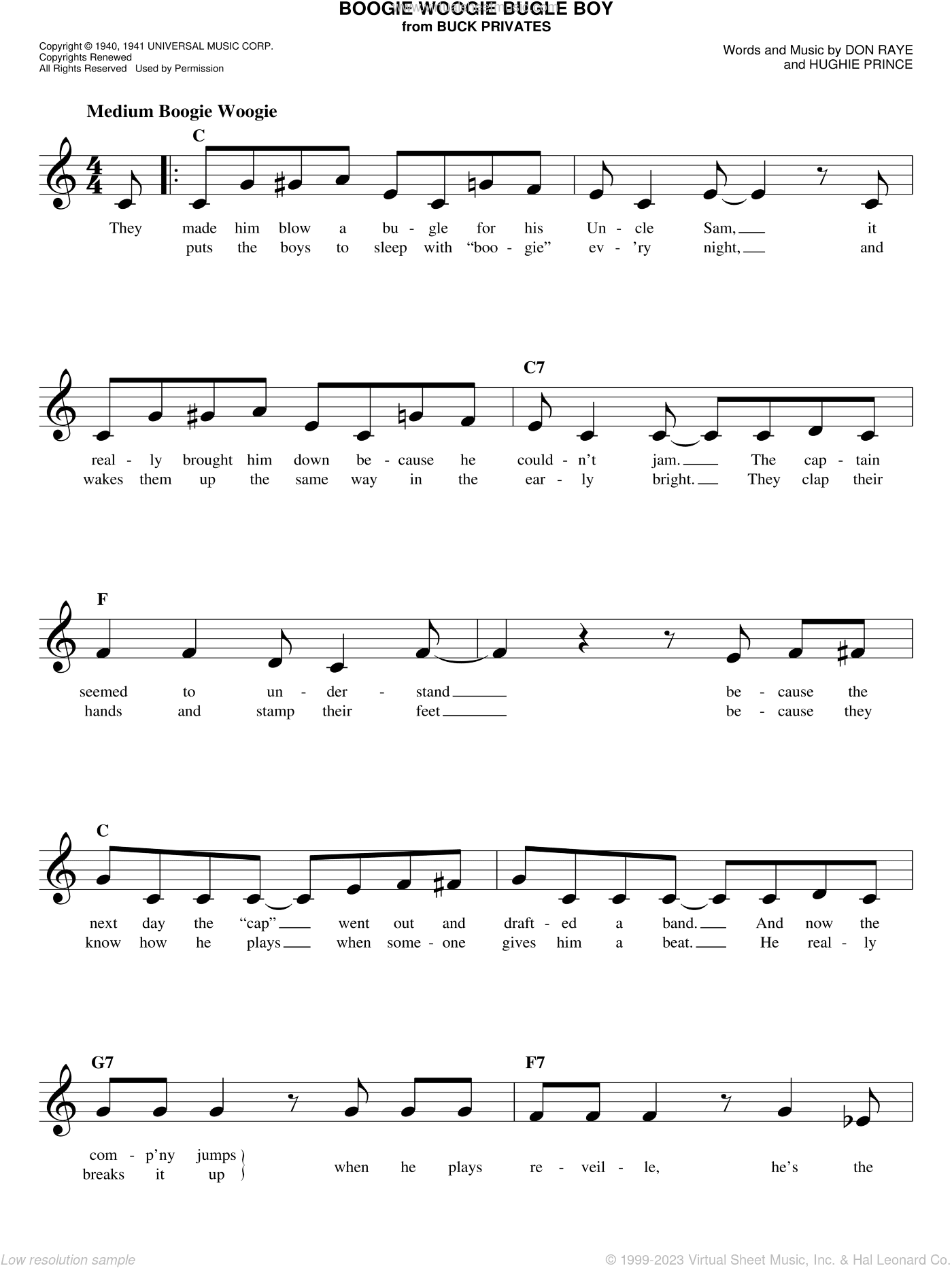 Boogie Woogie Bugle Boy