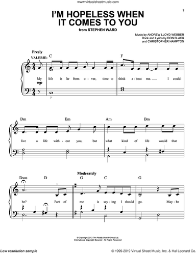 I'm Hopeless When It Comes To You (from Stephen Ward)