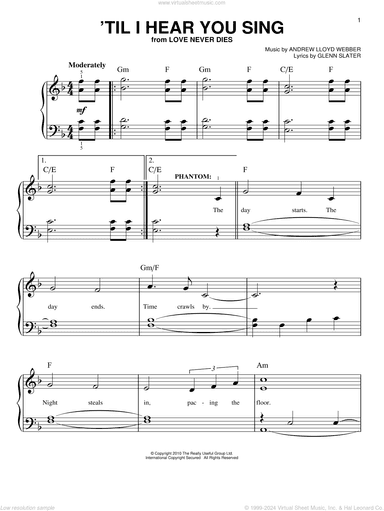 'Til I Hear You Sing