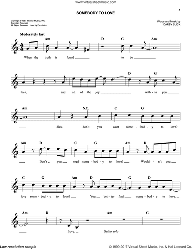 Somebody To Love