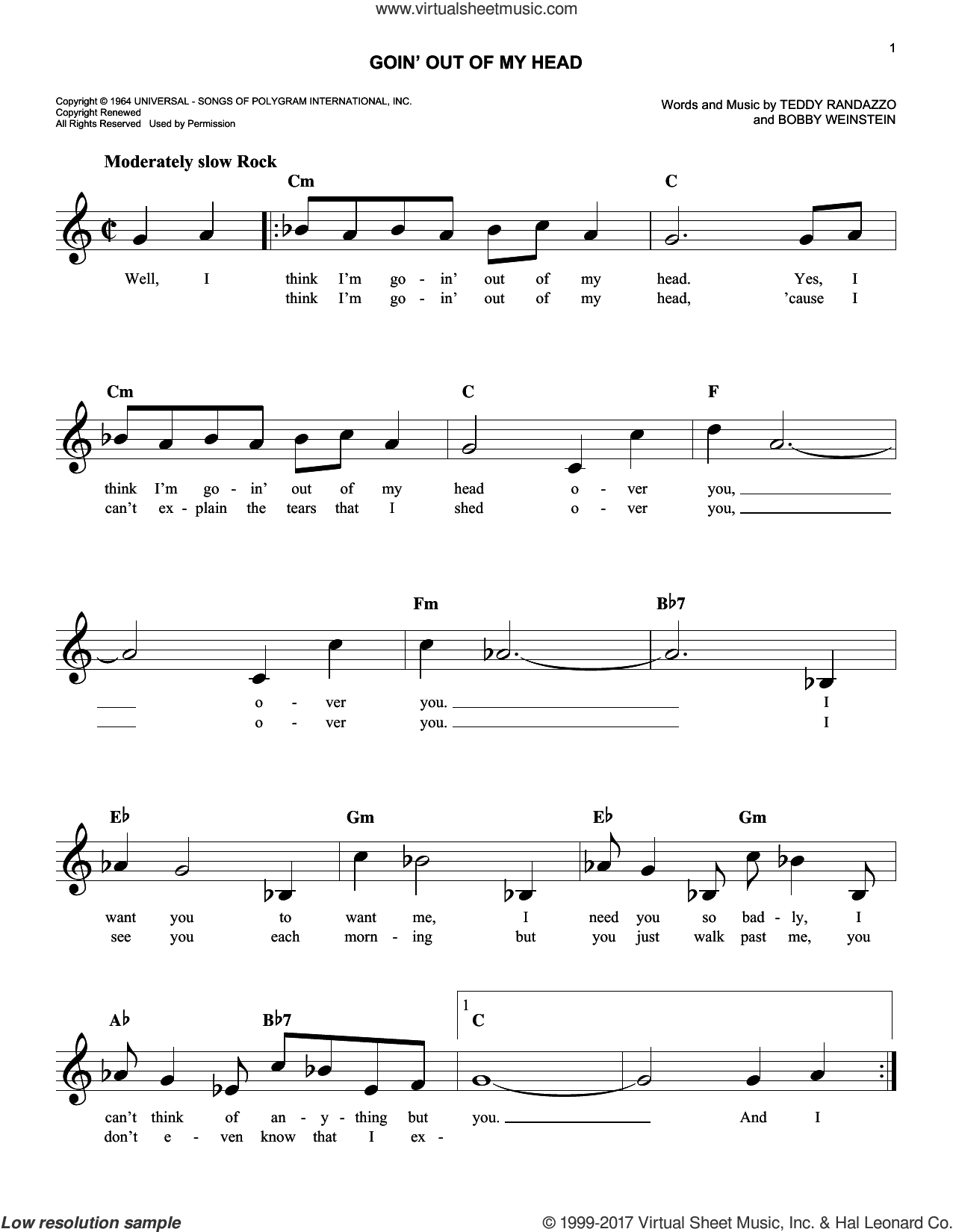 Goin' Out Of My Head