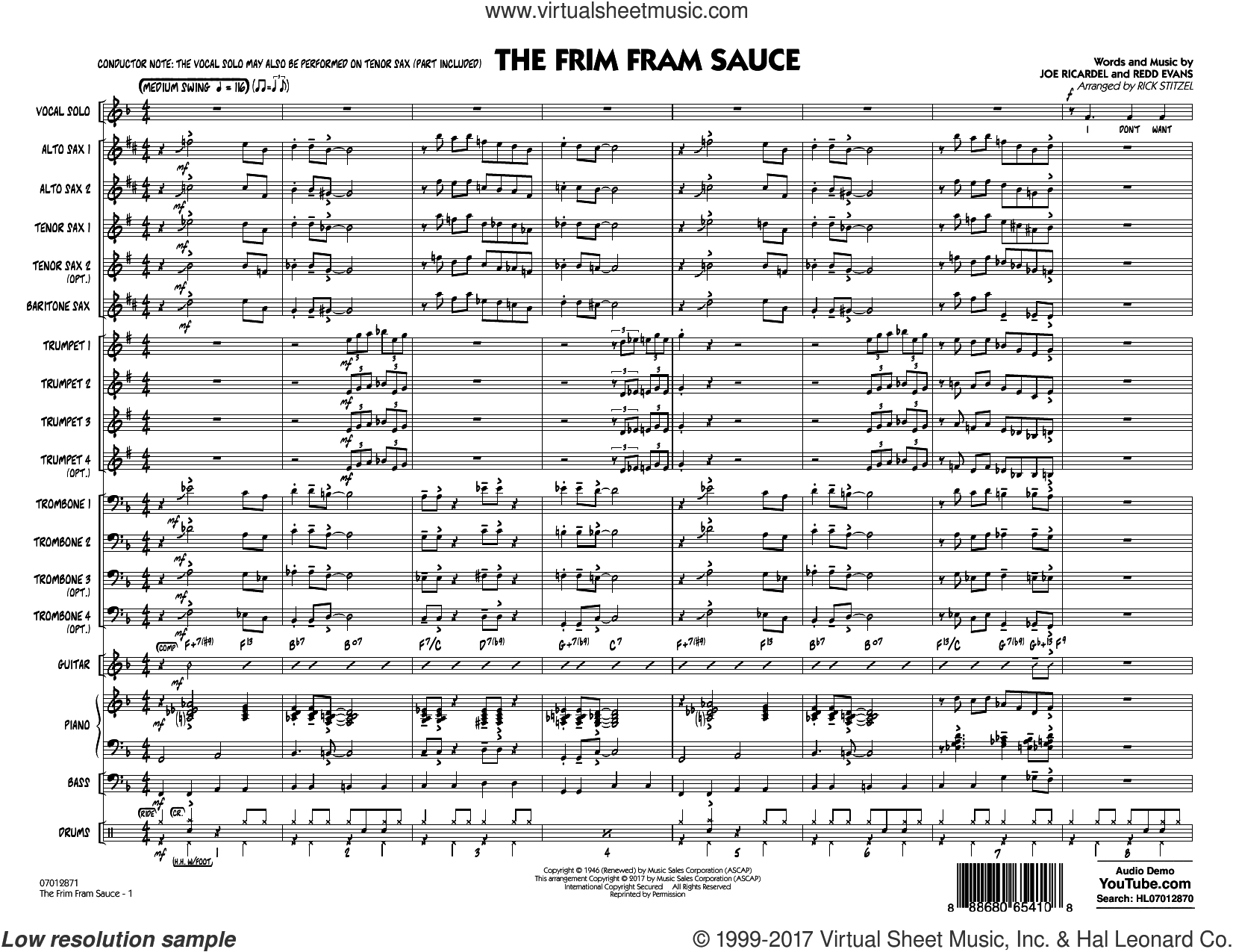 The Frim Fram Sauce (Key: F) (COMPLETE)