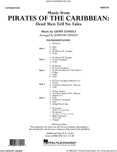 Music from Pirates of the Caribbean: Dead Men Tell No Tales