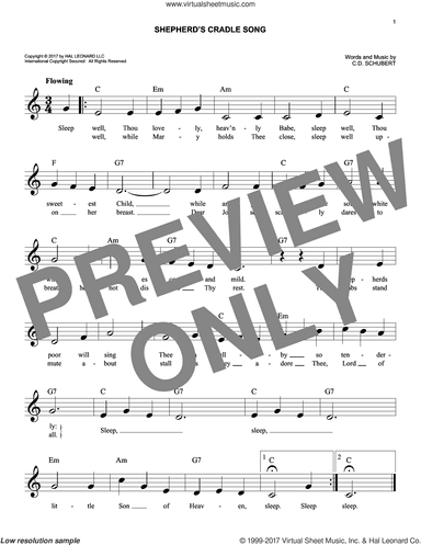 Shepherds' Cradle Song