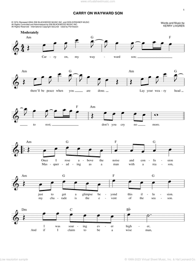 Carry On Wayward Son