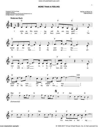 More Than A Feeling