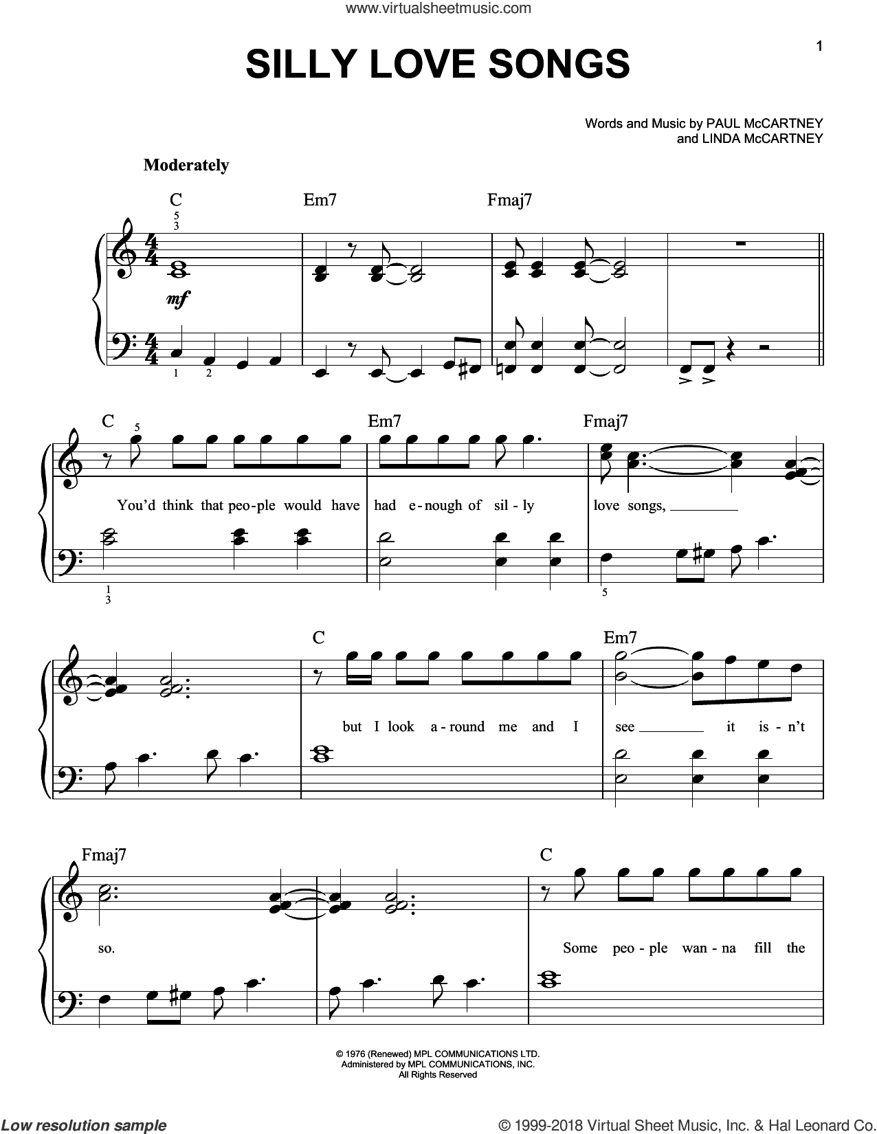 Silly Love Songs