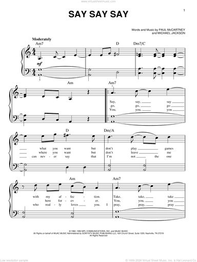 Say Say Say