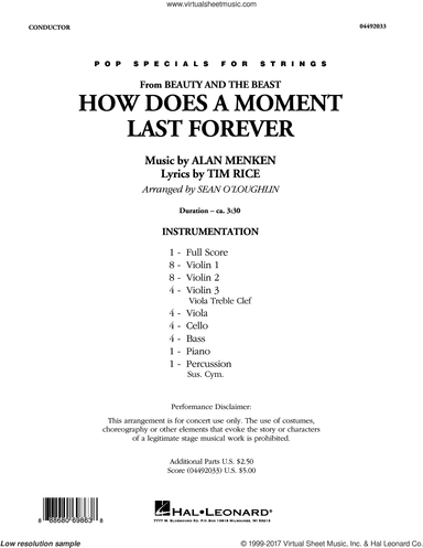 How Does a Moment Last Forever (from Beauty and the Beast)