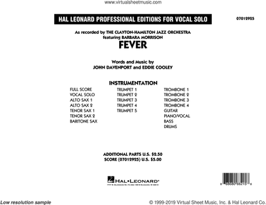 Fever (Key: G min) (COMPLETE)