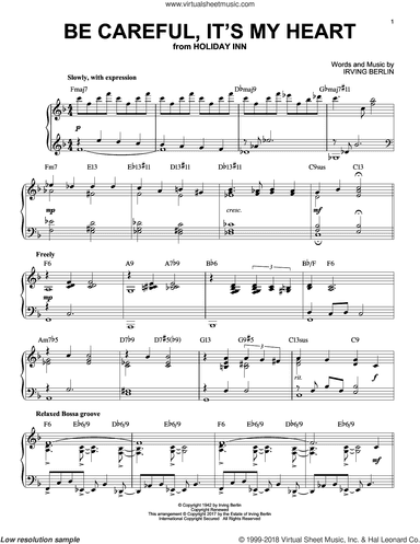 Be Careful, It's My Heart [Jazz version]