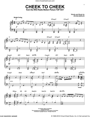 Cheek To Cheek [Jazz version]