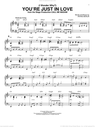 (I Wonder Why?) You're Just In Love [Jazz version]