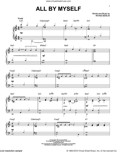 All By Myself [Jazz version]