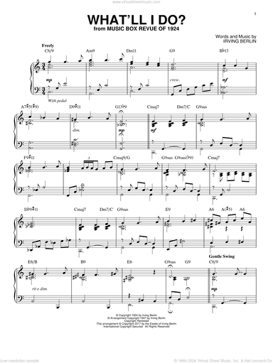 What'll I Do? [Jazz version]