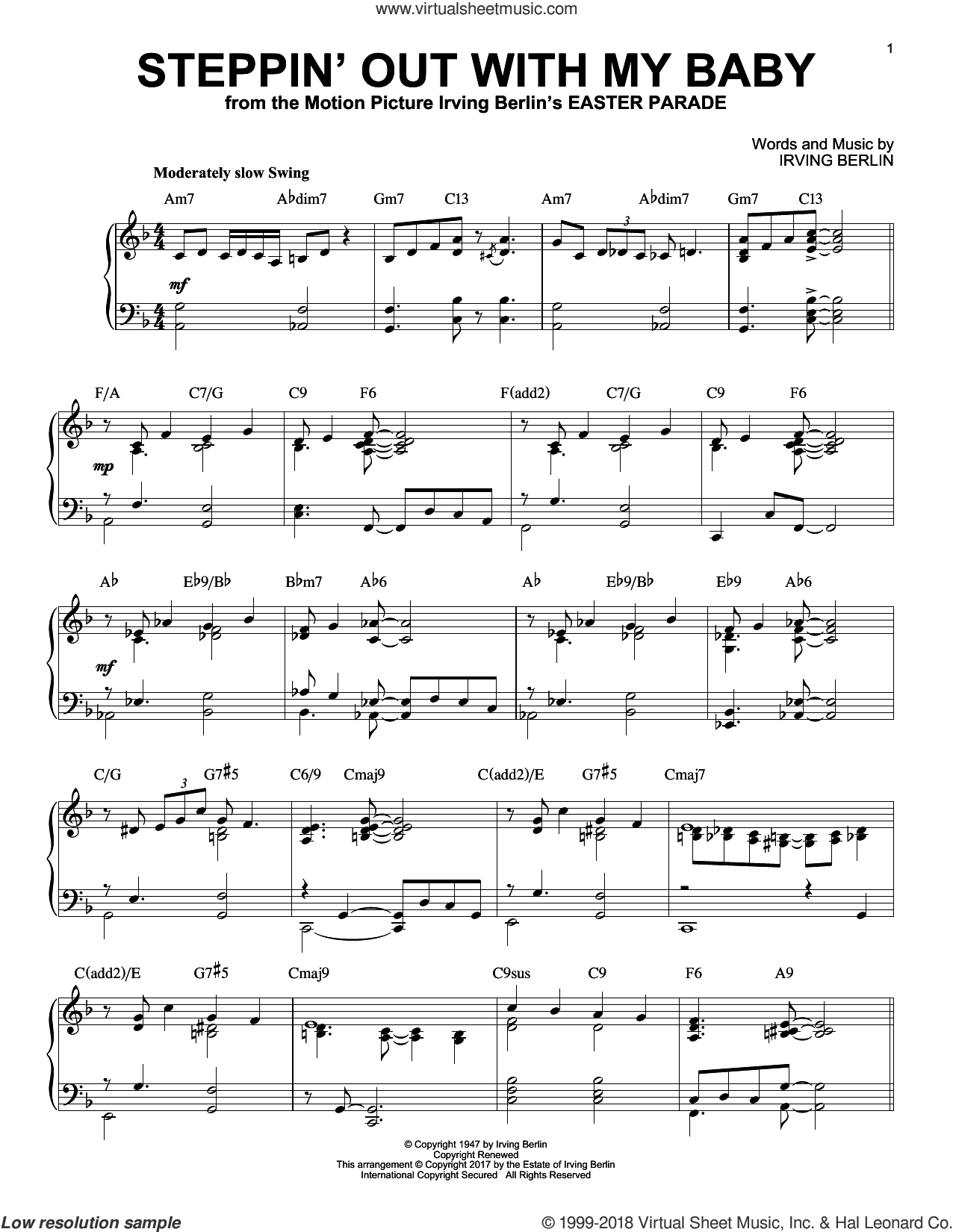 Steppin' Out With My Baby [Jazz version]