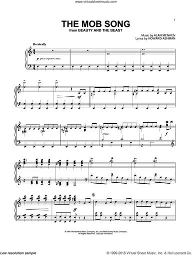 The Mob Song (from Beauty And The Beast)