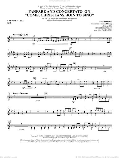 Fanfare and Concertato on "Come, Christians, Join to Sing"
