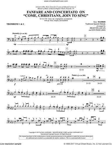 Fanfare and Concertato on "Come, Christians, Join to Sing"